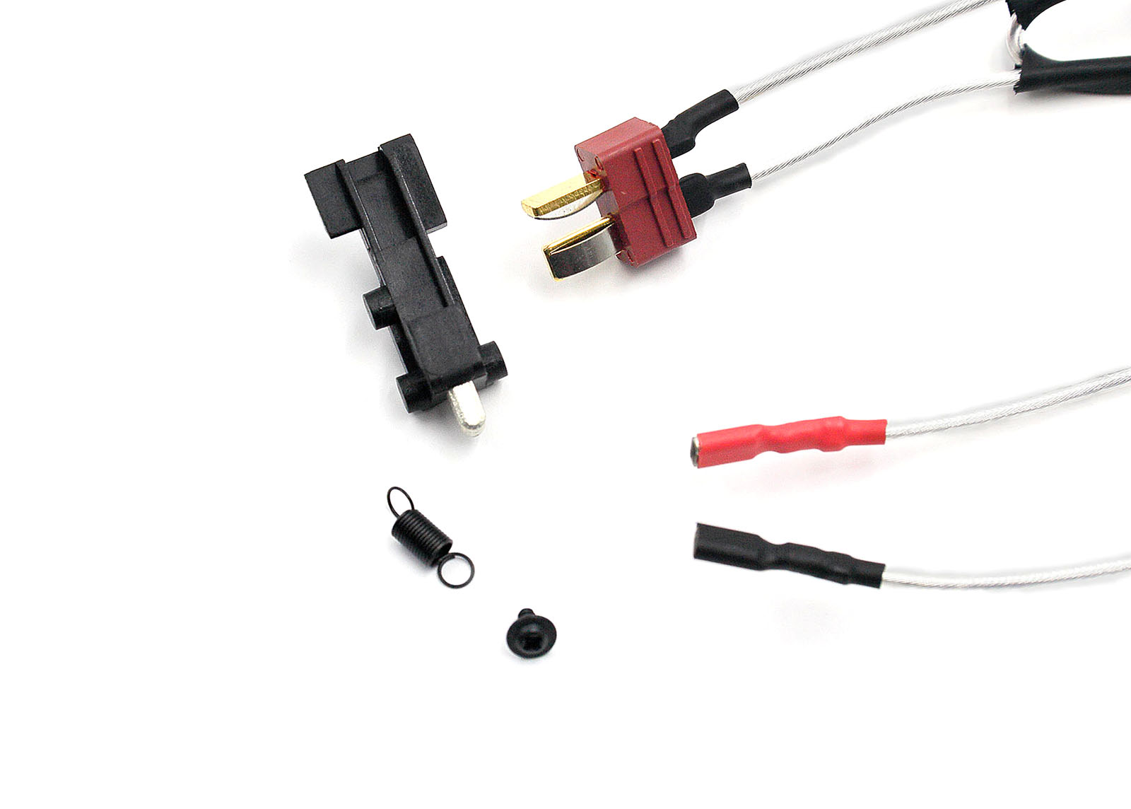 Quantum Low resistance Wire Set for AK47S series (Front) with Silver-plated cord and Ultra Plug - Modify Airsoft parts