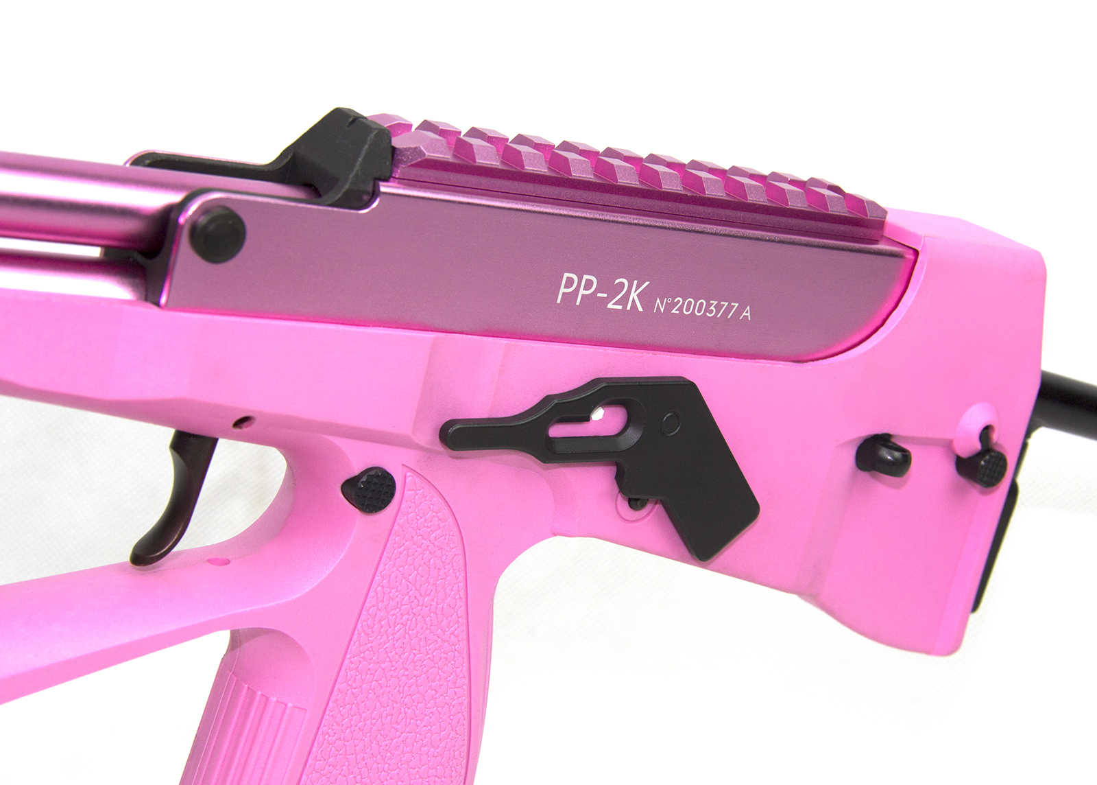 PP-2K 9mm Gas Blow Back Submachine Gun-Pink (with gas magazine)