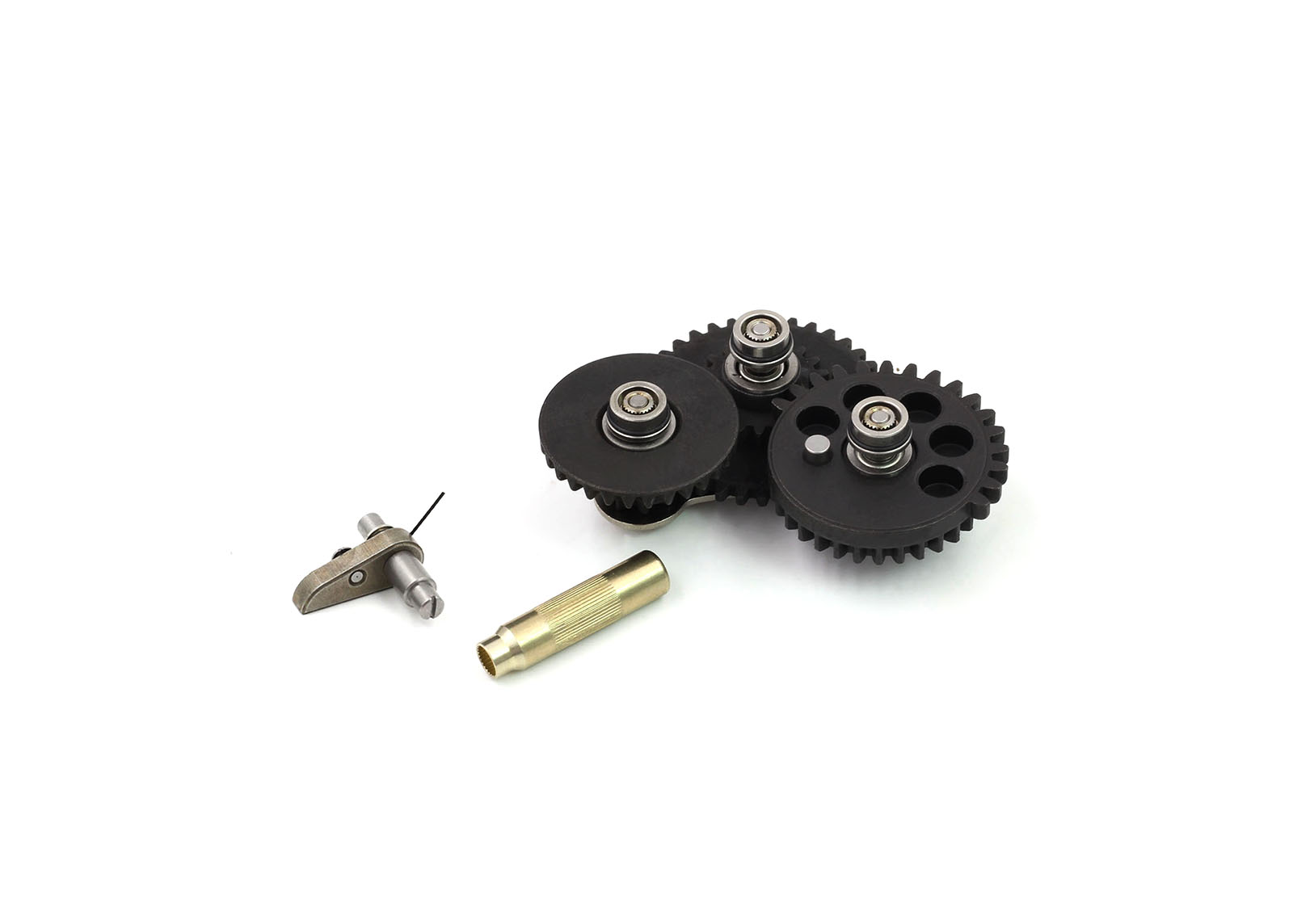 Modular Gear Set - SMOOTH for Marui Ver.2/Ver.3 (Speed 16.32:1+Gear Key) - Modify Airsoft parts Modular Gear Set - SMOOTH for Marui Ver.2/Ver.3 (Speed 16.32:1+Gear Key) - Modify Airsoft parts