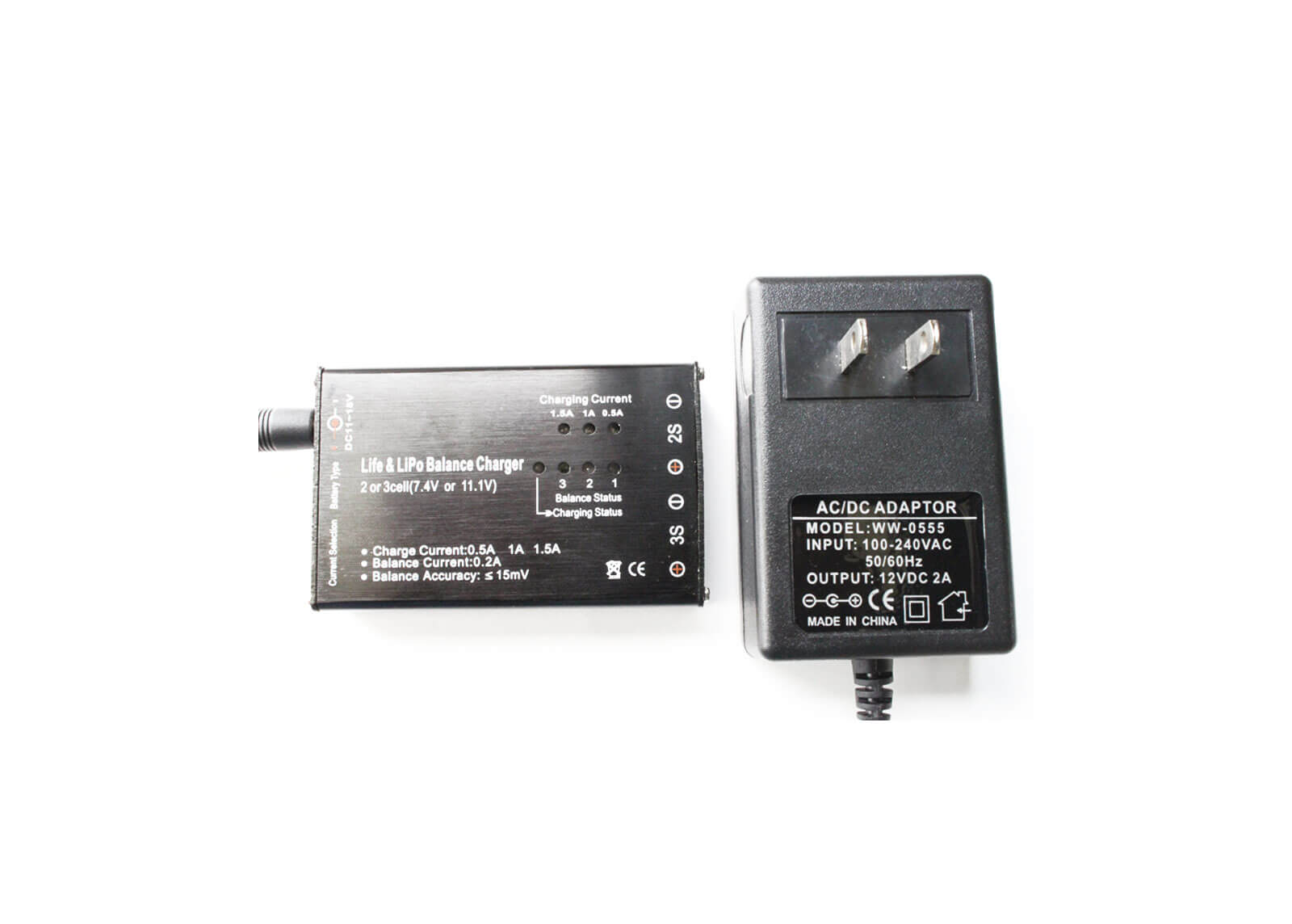 Lipo Balancer Charger - AC 2 or 3 Cell Life (DC12V 5A) - Modify