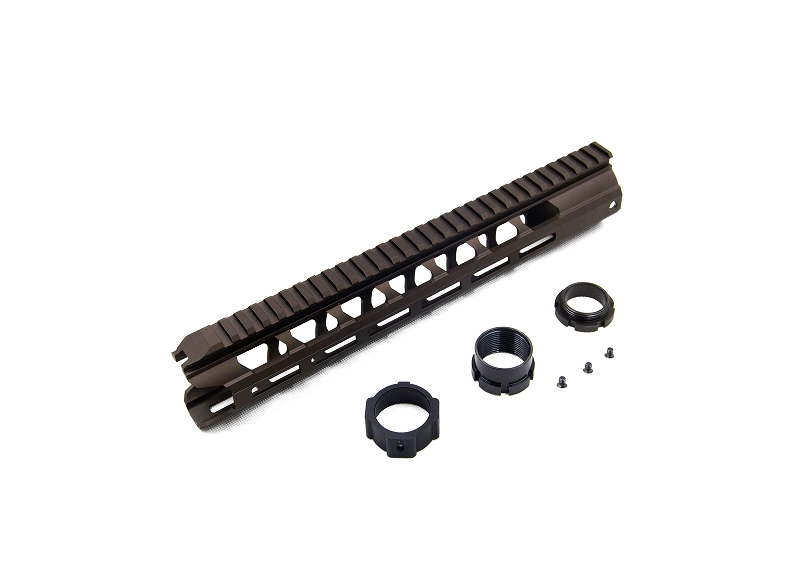 XTC 13.5＂M-LOK Handguard Rail System (Rect./Burnt bronze)