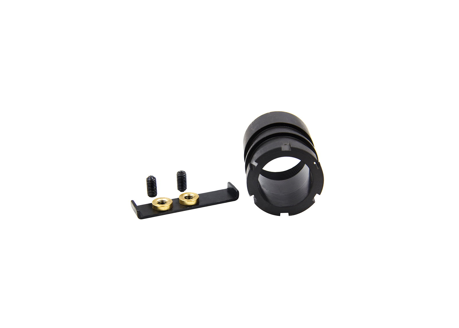 XTC Key Mod Rail 7＂with Rear Base and Screws - Black