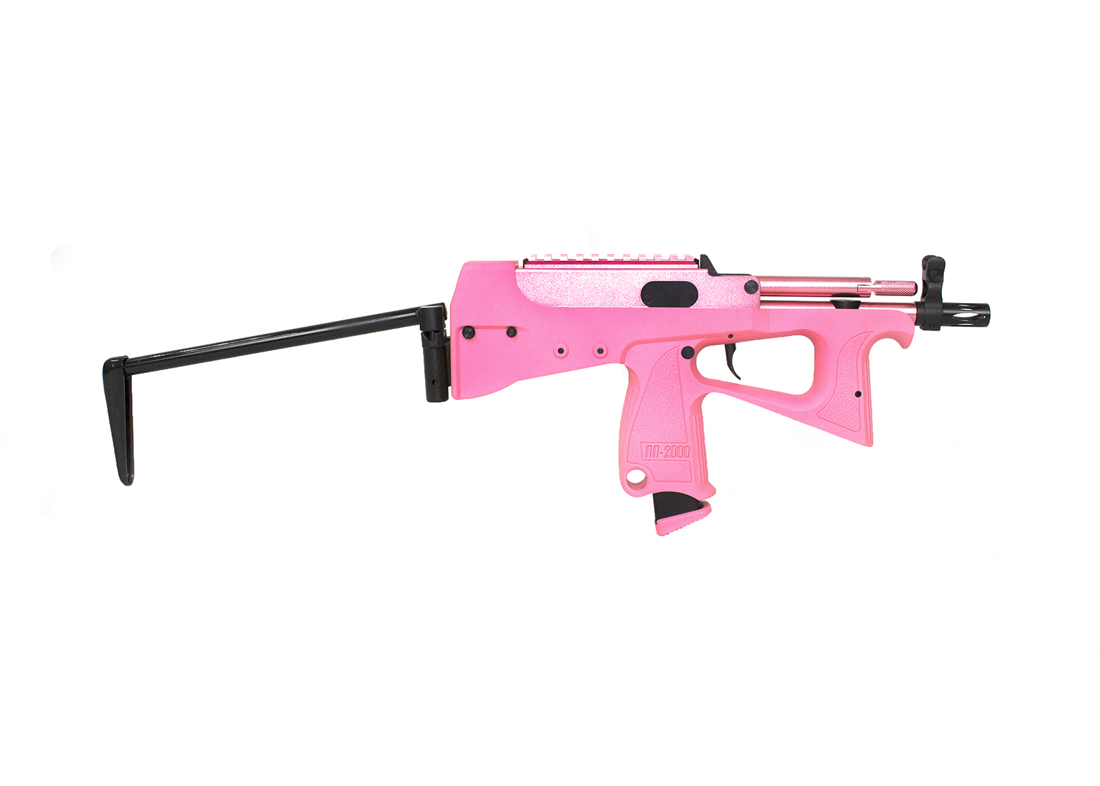 PP-2K 9mm Gas Blow Back Submachine Gun-Pink (with gas magazine)