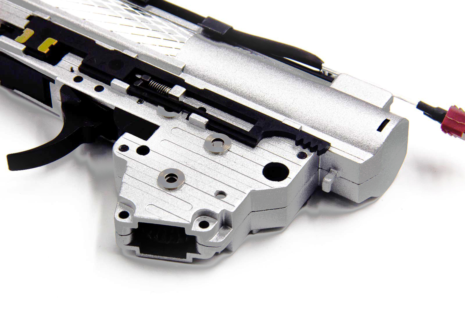 Complete Upgraded Gear Box Set for AK47S, Front Wire(Torque Type|S120+, 8mm) - Modify Airsoft parts