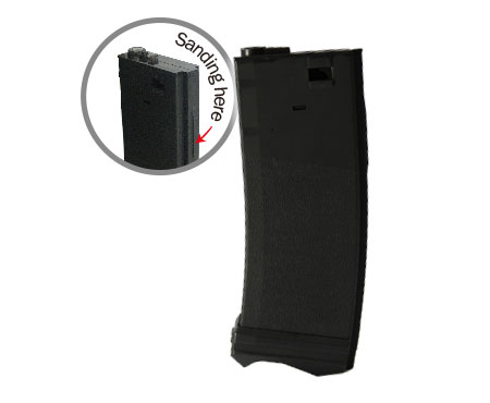 1985年製造 デッドストック M16/M4 magazine Modify XTC 190rnd Mid-Cap AEG Magazine for M4/M16 Airsoft