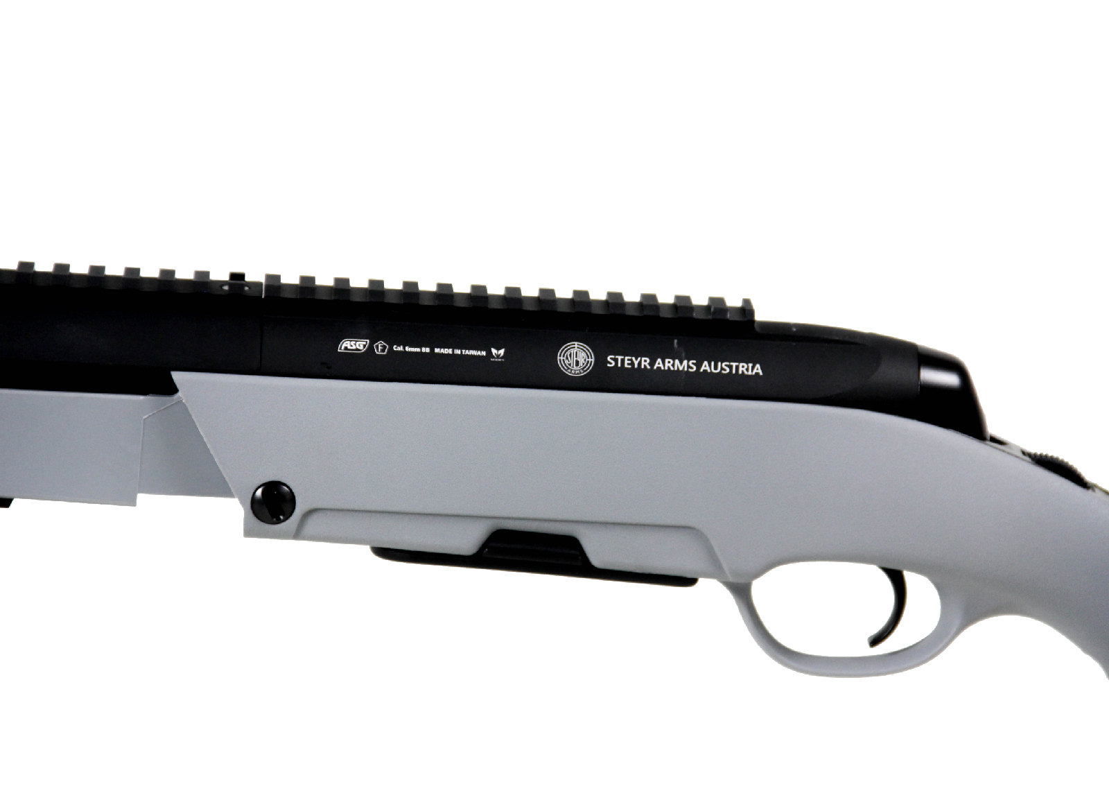 Steyr Scout Elite Bolt Action Airsoft Sniper Rifle-Gray Steyr Scout Elite Bolt Action Airsoft Sniper Rifle-Gray