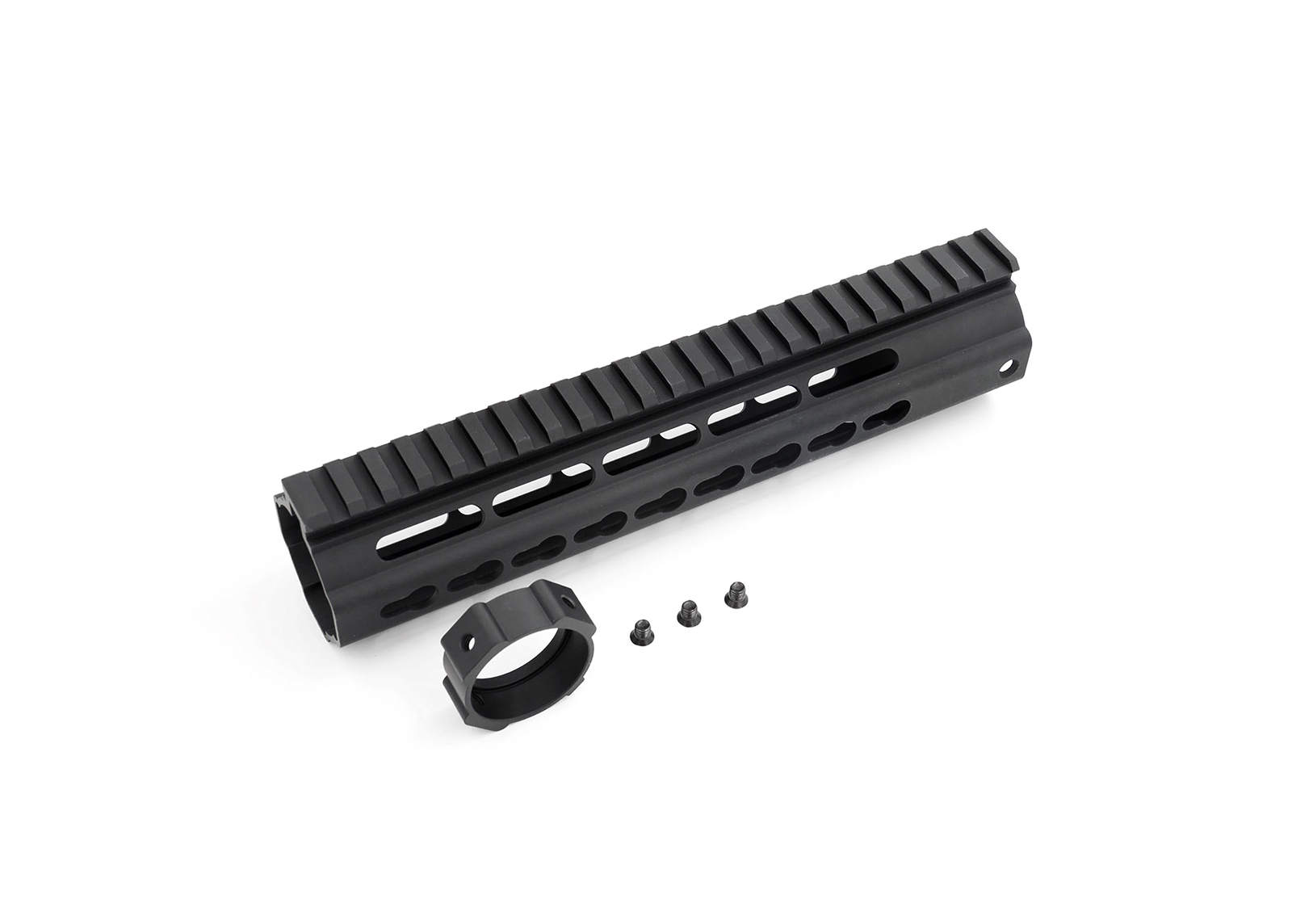 XTC Key Mod Rail 9.3＂with Rear Base and Screws (Black) - Modify XTC Spare Parts